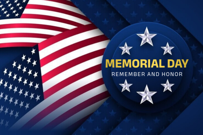 Copy of Purple Maximalist Memorial Day Card Design Poster | PosterMyWall