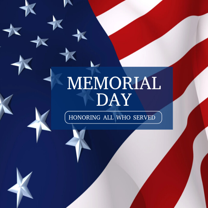 Copy of Purple Maximalist Memorial Day Design Instagram Post | PosterMyWall