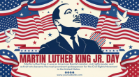 Purple Maximalist Mlk Day Digital Display (16:9) template