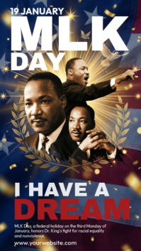 Purple Maximalist Mlk Day Instagram Story Template | PosterMyWall