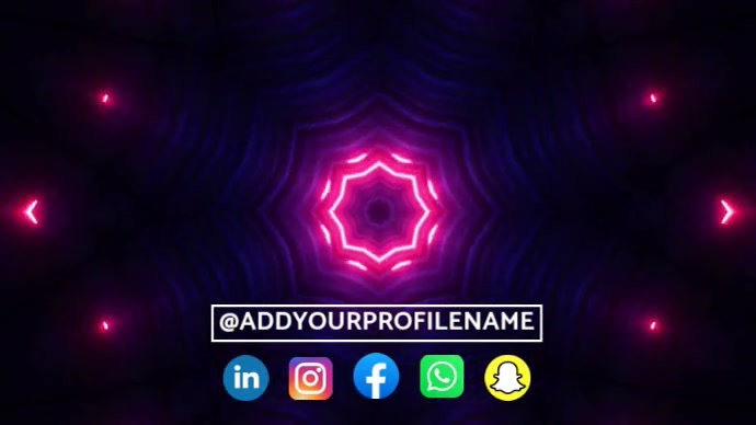 Purple Maximalist Motion Graphics Digital Display (16:9) Template ...