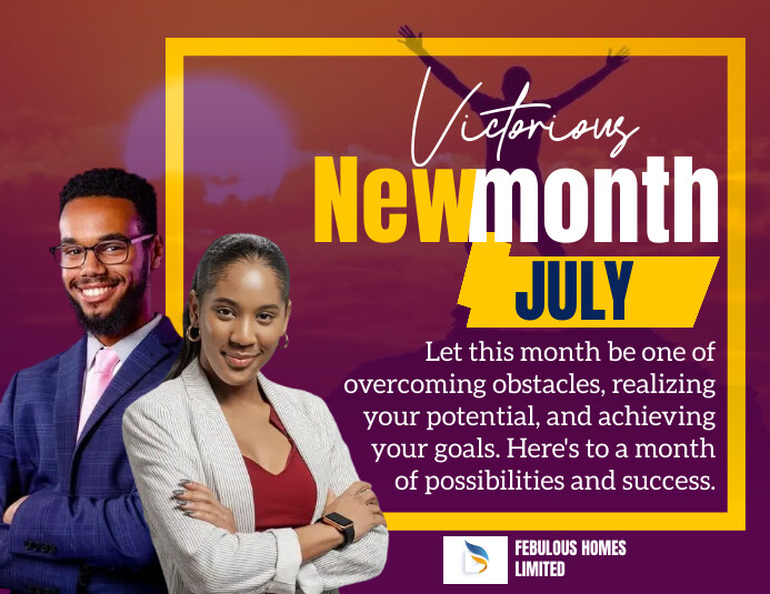 Purple Maximalist New Month Flyer (us Letter Template | PosterMyWall
