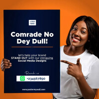 Bold and catchy! Social media design that commands attention Instagram Post template