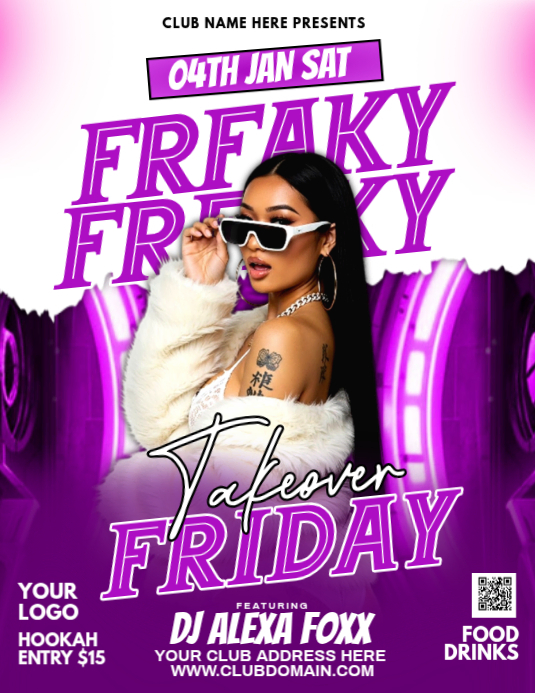 Copy of Purple Maximalist Party Flyer Flyer (us Letter) | PosterMyWall