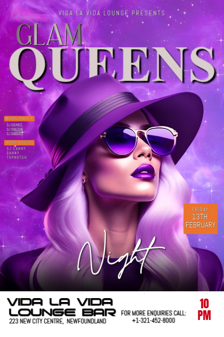 Copy of Purple Maximalist Party Flyer Poster | PosterMyWall