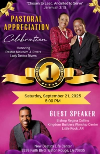 Purple Maximalist Pastoral Anniversary Flyers Tabloid Boulevardzeitung template