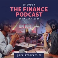 Purple Maximalist Podcast Instagram Post template