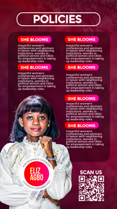 Purple Maximalist Policies Election  Instagram Story template