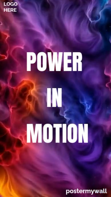 Purple Maximalist Power In Motion – Dynamic Abstract Energy Background Video Digital Display (9:16) template
