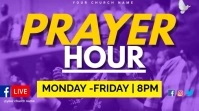 Purple Maximalist Prayer Hour Presentation (1 template
