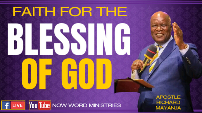 Purple Maximalist Sermon Flyer Youtube Thumbnail template