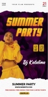 Purple Maximalist Summer Party  Roll Up Banne ป้ายโรลอัป 3' × 6' template