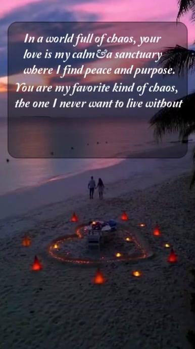 Purple Maximalist Valentine  Instagram Reel template