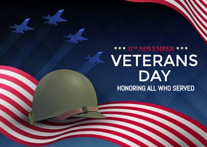 Purple Maximalist Veterans Day Greetings Card Postcard Postal template
