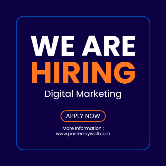 Purple Maximalist We Are Hiring Instagram Post Template | PosterMyWall