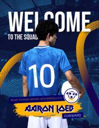 Purple Maximalist Welcome To The Team Flyer (us Letter) template
