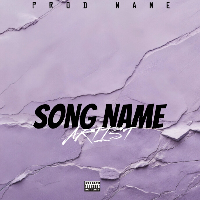 Purple Mixtape Album Cover Template | PosterMyWall