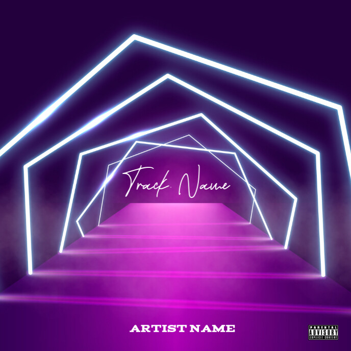 Purple Mixtape Cover Album Cover Template | PosterMyWall