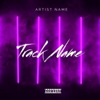 Purple  Mixtape Cover  Album Cover template