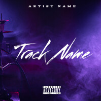 Purple  Mixtape Cover  Album Cover template
