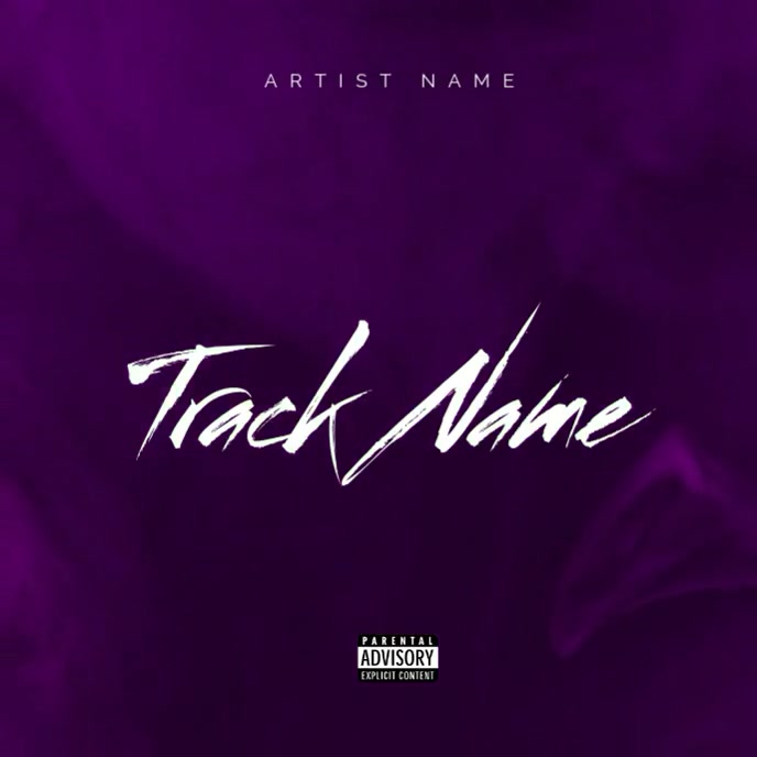 Purple Mixtape Cover Album Cover Template | PosterMyWall