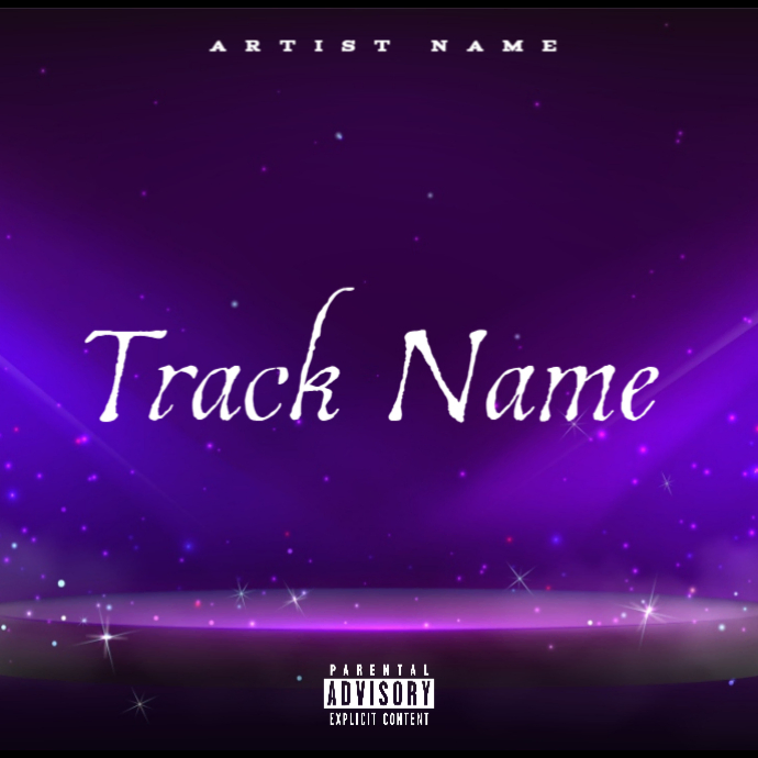 Purple Mixtape Cover Album Cover Template | PosterMyWall