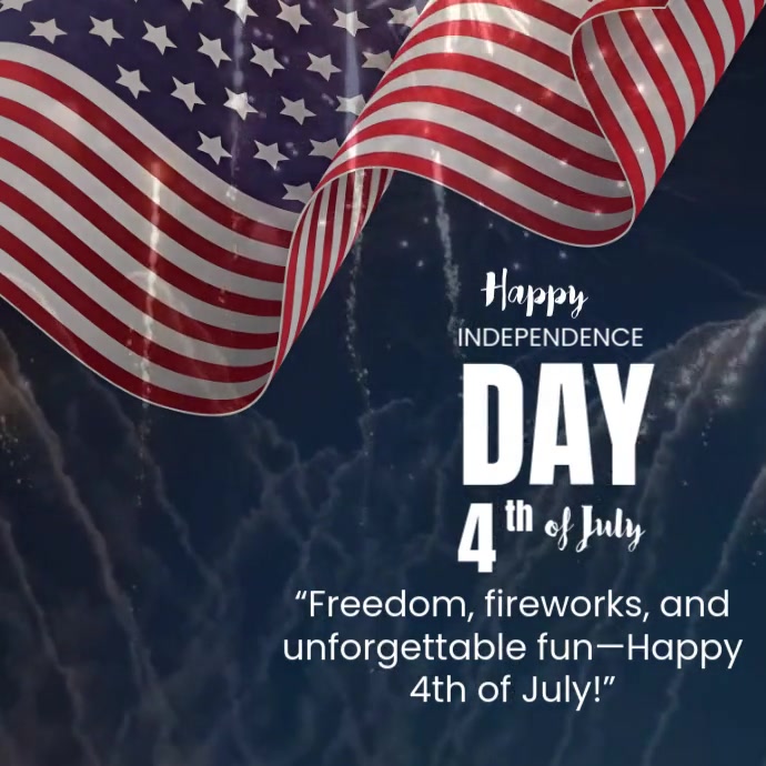 Copy of Purple Modern & Minimal 4th July Instagram Post | PosterMyWall