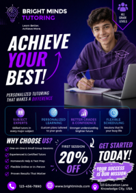 Morado Tutoring Services A2 Template