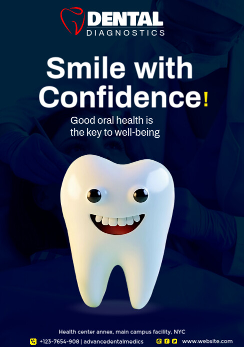 Purple Modern & Minimal Cosmetic Dentistry Ad  A5 template