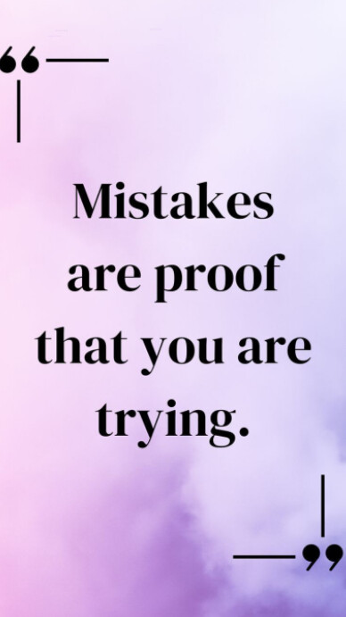 Purple Modern & Minimal Daily Motivation Quotes Digital Display (9:16) template