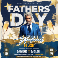 Purple Modern & Minimal Father's Day Celebration Instagram Post template