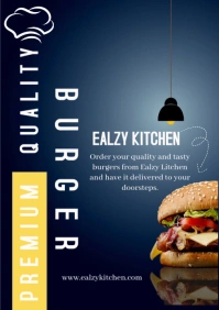 Purple Modern & Minimal Food Sales A1 template