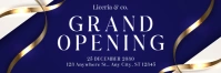 Purple Modern & Minimal Grand Opening Spanduk 2' × 6' template