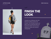 Purple Halloween Fashion Collection Løbeseddel Template - Page 4