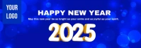 Purple Modern & Minimal Happy New Year Wishes Template Design Tumblr Banner Tumblr-banner