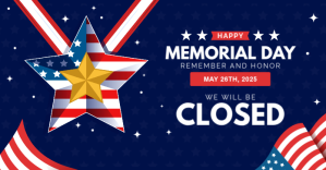 Purple Modern & Minimal Memorial Day Facebook Shared Image template
