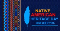 Purple Modern & Minimal Native American Heritage Day  Facebook Shared Image template
