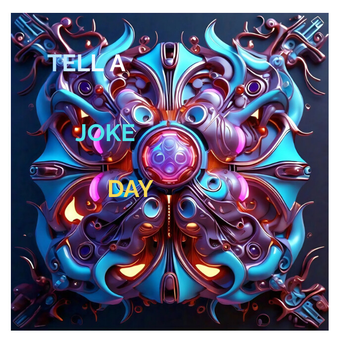 Purple Modern & Minimal Tell A Joke Day Insta Instagram Post template