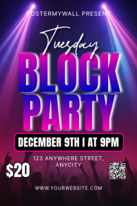 Tuesday Night Party Poster Template | PosterMyWall