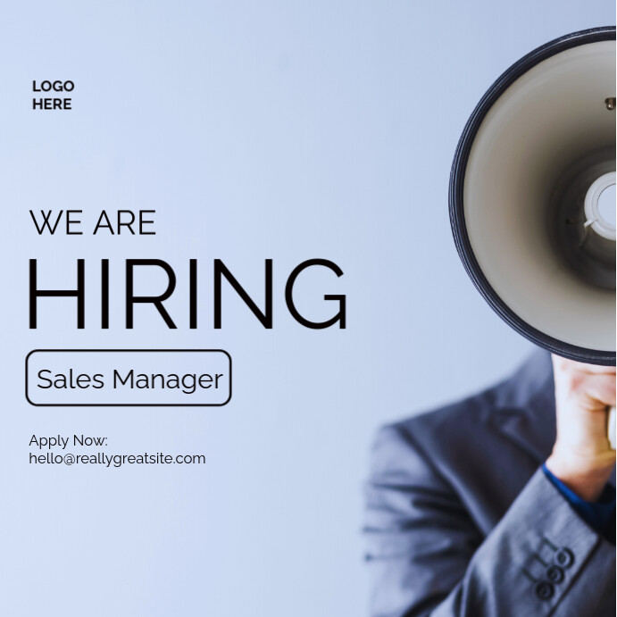 Purple Modern & Minimal We Are Hiring Instagram Post Template ...