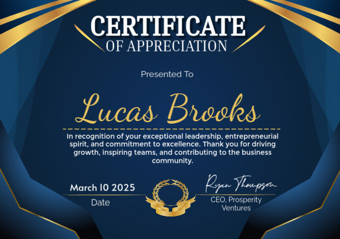 Purple Modern & Minimal Certificate Of Appreciation A1 template