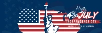 Purple Modern & Minimal Happy 4th Of July Taj template