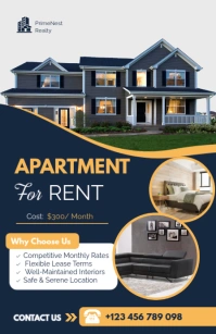 Purple Modern & Minimal  House For Rent  Tabloid template