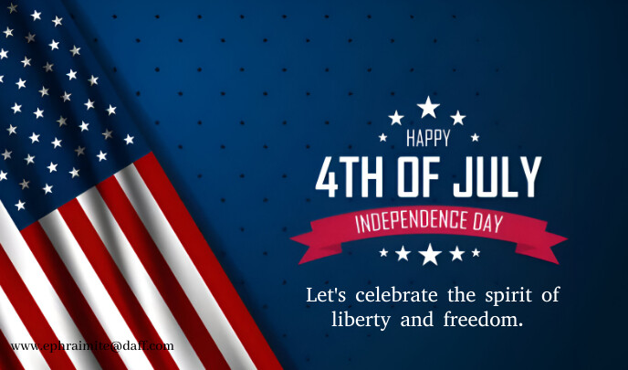 Purple Modern & Minimal Independence Day  Tag Etykietka doczepna template