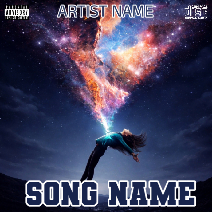 Purple Music Album Cover Album Cover Template | PosterMyWall