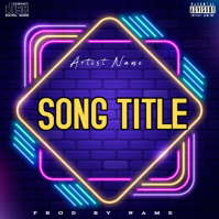 Purple Music Album Cover Album Cover Template | PosterMyWall