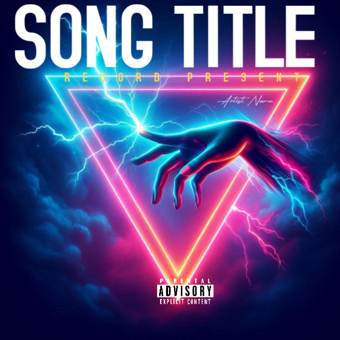 Purple Music Album Cover Album Cover Template | PosterMyWall