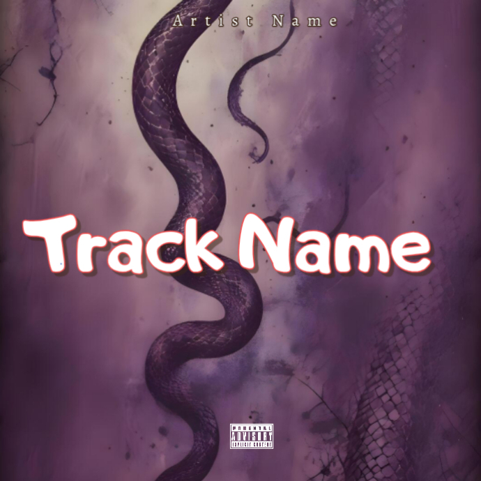 Purple Music Album Cover Album Cover Template | PosterMyWall