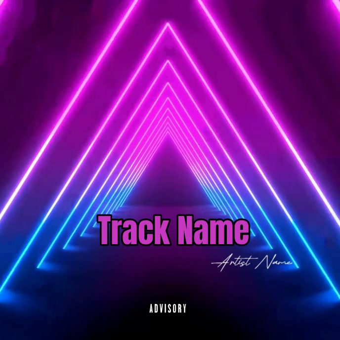 Purple Music Album Cover Album Cover Video Template | PosterMyWall