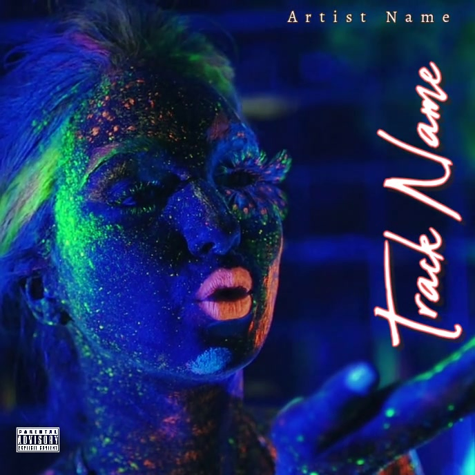 Purple Music Album Cover Album Cover Video Template | PosterMyWall